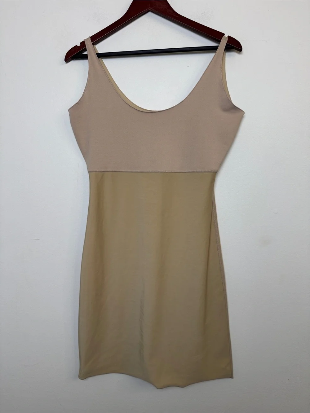 SPANX Two-Tone Beige shapewear dresssz L